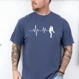 Baseball Heartbeat Pitcher Position Simple Line Art Men's Comfort Colors T-Shirt Blue Jean Baseball Heartbeat Pitcher Position Simple Line Art Men's Comfort Colors T-Shirt Blue Jean