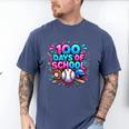Baseball Ice Cream Drip 100 Days Of School Student Teacher Men's Comfort Colors T-Shirt Blue Jean