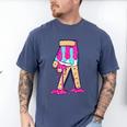 Baseball Ice Cream Drip Boys Glove Sprinkles Baseball Lover Men's Comfort Colors T-Shirt Blue Jean