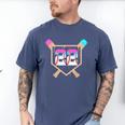 Baseball Ice Cream Drip Number 22 Player 22nd Birthday Men's Comfort Colors T-Shirt Blue Jean Baseball Ice Cream Drip Number 22 Player 22nd Birthday Men's Comfort Colors T-Shirt Blue Jean