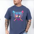 Baseball Ice Cream Drip Number 67 Player 67th Birthday Men's Comfort Colors T-Shirt Blue Jean Baseball Ice Cream Drip Number 67 Player 67th Birthday Men's Comfort Colors T-Shirt Blue Jean