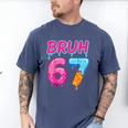 Baseball Ice Cream Drip Number 67 Player Or 67th Birthday Men's Comfort Colors T-Shirt Blue Jean Baseball Ice Cream Drip Number 67 Player Or 67th Birthday Men's Comfort Colors T-Shirt Blue Jean