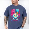 Baseball Ice Cream Drip Number 67 Six Seven Meme 67 Men's Comfort Colors T-Shirt Blue Jean Baseball Ice Cream Drip Number 67 Six Seven Meme 67 Men's Comfort Colors T-Shirt Blue Jean