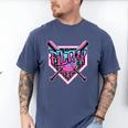 Baseball Ice Cream Drip Pitcher Filthy Men's Comfort Colors T-Shirt Blue Jean Baseball Ice Cream Drip Pitcher Filthy Men's Comfort Colors T-Shirt Blue Jean
