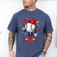 Baseball Ice Cream Drip Valentines Day Sports For Kids Boys Men's Comfort Colors T-Shirt Blue Jean Baseball Ice Cream Drip Valentines Day Sports For Kids Boys Men's Comfort Colors T-Shirt Blue Jean
