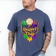 Baseball Ice Cream Respect The Drip Mardi Gras Carnival Boys Men's Comfort Colors T-Shirt Blue Jean Baseball Ice Cream Respect The Drip Mardi Gras Carnival Boys Men's Comfort Colors T-Shirt Blue Jean