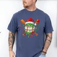 Baseball Lifestyle Apparel Youth Christmas Baseball Drip Men's Comfort Colors T-Shirt Blue Jean Baseball Lifestyle Apparel Youth Christmas Baseball Drip Men's Comfort Colors T-Shirt Blue Jean
