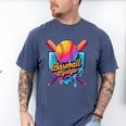 Baseball Lifestyle Drip Icecream Men's Comfort Colors T-Shirt Blue Jean Baseball Lifestyle Drip Icecream Men's Comfort Colors T-Shirt Blue Jean