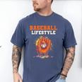 Baseball Lifestyle Ice Cream Drip Baseball Glove Crossed Bat Men's Comfort Colors T-Shirt Blue Jean Baseball Lifestyle Ice Cream Drip Baseball Glove Crossed Bat Men's Comfort Colors T-Shirt Blue Jean