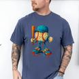 Baseball Lifestyle Youth Baseball Drip Icecream Men's Comfort Colors T-Shirt Blue Jean