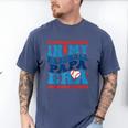 In My Baseball Papa Era Groovy Baseball Dad Family Matching Raglan Baseball Tee Men's Comfort Colors T-Shirt Blue Jean In My Baseball Papa Era Groovy Baseball Dad Family Matching Raglan Baseball Tee Men's Comfort Colors T-Shirt Blue Jean