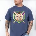 Baseball Pumpkin Halloween Baseball Drip Spooky Halloween Men's Comfort Colors T-Shirt Blue Jean Baseball Pumpkin Halloween Baseball Drip Spooky Halloween Men's Comfort Colors T-Shirt Blue Jean