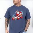 Baseball Santa 67 Christmas Xmas Pajamas Boys Men's Comfort Colors T-Shirt Blue Jean Baseball Santa 67 Christmas Xmas Pajamas Boys Men's Comfort Colors T-Shirt Blue Jean