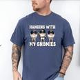 Baseball Saying For Hot Dog Lover And Baseball Dad Men's Comfort Colors T-Shirt Blue Jean