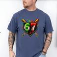 Baseball Six Seven 67 Meme Ice Cream Drip Xmas Women Men Men's Comfort Colors T-Shirt Blue Jean Baseball Six Seven 67 Meme Ice Cream Drip Xmas Women Men Men's Comfort Colors T-Shirt Blue Jean