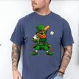 Baseball St Patricks Day Leprechaun Boys Girls Men Women Men's Comfort Colors T-Shirt Blue Jean