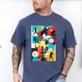 Baseball Strikeout Fastball Strikes Hitter Inning Curveball Men's Comfort Colors T-Shirt Blue Jean Baseball Strikeout Fastball Strikes Hitter Inning Curveball Men's Comfort Colors T-Shirt Blue Jean