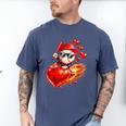 Baseball Valentine's Day Drip Ice Cream Team Men's Comfort Colors T-Shirt Blue Jean Baseball Valentine's Day Drip Ice Cream Team Men's Comfort Colors T-Shirt Blue Jean