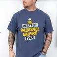 Best Baseball Umpire Job Occupation Premium Tri-Blend Men's Comfort Colors T-Shirt Blue Jean