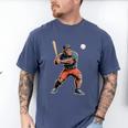 Bigfoot Playing Baseball Boys Kids Men Baseball Player Men's Comfort Colors T-Shirt Blue Jean Bigfoot Playing Baseball Boys Kids Men Baseball Player Men's Comfort Colors T-Shirt Blue Jean
