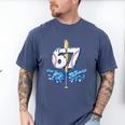 Blue Camo Baseball 67 Six Seven Camo Ice Cream Drip Boy Teen Men's Comfort Colors T-Shirt Blue Jean Blue Camo Baseball 67 Six Seven Camo Ice Cream Drip Boy Teen Men's Comfort Colors T-Shirt Blue Jean