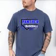 Blue Panther Baseball Home Plate Game Day Mascot Panther Men's Comfort Colors T-Shirt Blue Jean Blue Panther Baseball Home Plate Game Day Mascot Panther Men's Comfort Colors T-Shirt Blue Jean