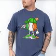 Boys St Patricks Day Irish Flag Kids Baseball Ice Cream Drip Men's Comfort Colors T-Shirt Blue Jean Boys St Patricks Day Irish Flag Kids Baseball Ice Cream Drip Men's Comfort Colors T-Shirt Blue Jean