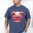 Boys Valentine Baseball Lifestyle Home Plate Ice-Cream Drip Men's Comfort Colors T-Shirt Blue Jean Boys Valentine Baseball Lifestyle Home Plate Ice-Cream Drip Men's Comfort Colors T-Shirt Blue Jean