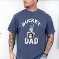 Bucket Dad Baseball Daddy Men's Comfort Colors T-Shirt Blue Jean Bucket Dad Baseball Daddy Men's Comfort Colors T-Shirt Blue Jean