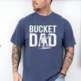 Bucket Dad Softball Dad Baseball Dad Coach Bucket Men's Comfort Colors T-Shirt Blue Jean Bucket Dad Softball Dad Baseball Dad Coach Bucket Men's Comfort Colors T-Shirt Blue Jean