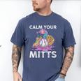 Calm Your Mitts Baseball Ice Cream Drip Crossed Bats Sport Men's Comfort Colors T-Shirt Blue Jean Calm Your Mitts Baseball Ice Cream Drip Crossed Bats Sport Men's Comfort Colors T-Shirt Blue Jean