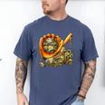 Camo Ice Cream Drip Baseball Stuff Baseball Drip Boys Men's Comfort Colors T-Shirt Blue Jean
