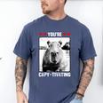 Capybara Love Valentines Day Cute Animal Hearts Raglan Baseball Tee Men's Comfort Colors T-Shirt Blue Jean