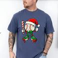 Christmas Baseball Drip For Boys Ice Cream Drip Baseball Men's Comfort Colors T-Shirt Blue Jean