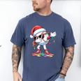 Christmas Baseball Ice Cream Dripping Santa Baseball Drip Men's Comfort Colors T-Shirt Blue Jean Christmas Baseball Ice Cream Dripping Santa Baseball Drip Men's Comfort Colors T-Shirt Blue Jean