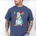 Christmas Baseball Snowman Drip For Boys Men Girls Women Men's Comfort Colors T-Shirt Blue Jean Christmas Baseball Snowman Drip For Boys Men Girls Women Men's Comfort Colors T-Shirt Blue Jean