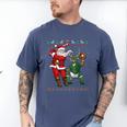 Christmas Santa Baseball Ugly Sweater Men's Comfort Colors T-Shirt Blue Jean Christmas Santa Baseball Ugly Sweater Men's Comfort Colors T-Shirt Blue Jean