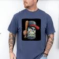 Cool Dollar Bill Guy With Cap And Baseball Costume Premium Tri-Blend Men's Comfort Colors T-Shirt Blue Jean Cool Dollar Bill Guy With Cap And Baseball Costume Premium Tri-Blend Men's Comfort Colors T-Shirt Blue Jean