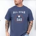 Dad Baseball Tee For Men And Dad Birthday Baseball Dad Men's Comfort Colors T-Shirt Blue Jean Dad Baseball Tee For Men And Dad Birthday Baseball Dad Men's Comfort Colors T-Shirt Blue Jean