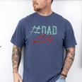 Dad Life Softball Baseball Daddy Sports Father’s Day Men's Comfort Colors T-Shirt Blue Jean