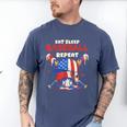 Eat Sleep Baseball Repeat Ice Cream Drip Crossed Bats Men's Comfort Colors T-Shirt Blue Jean Eat Sleep Baseball Repeat Ice Cream Drip Crossed Bats Men's Comfort Colors T-Shirt Blue Jean