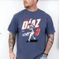Edwin Diaz Los Angeles D Baseball Players MLBEDD204M Men's Comfort Colors T-Shirt Blue Jean Edwin Diaz Los Angeles D Baseball Players MLBEDD204M Men's Comfort Colors T-Shirt Blue Jean