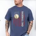 Fathers Day Baseball Dad USA Flag For Dad Men Baseball Men's Comfort Colors T-Shirt Blue Jean Fathers Day Baseball Dad USA Flag For Dad Men Baseball Men's Comfort Colors T-Shirt Blue Jean