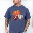 Football Basketball Baseball Heart Valentine Boys Men Kid Men's Comfort Colors T-Shirt Blue Jean