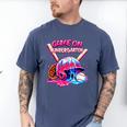 Game Kindergarten Baseball Ice Cream Drip On Back To School Men's Comfort Colors T-Shirt Blue Jean Game Kindergarten Baseball Ice Cream Drip On Back To School Men's Comfort Colors T-Shirt Blue Jean