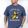 Lets Go Bananas Baseball Retro Sports Boys Kids Men Youth Premium Tri-Blend Men's Comfort Colors T-Shirt Blue Jean Lets Go Bananas Baseball Retro Sports Boys Kids Men Youth Premium Tri-Blend Men's Comfort Colors T-Shirt Blue Jean