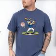 Goat Baseball Player With Bat And Ball Drip Animal Sports Men's Comfort Colors T-Shirt Blue Jean Goat Baseball Player With Bat And Ball Drip Animal Sports Men's Comfort Colors T-Shirt Blue Jean