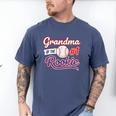 Grandparent Grandma Of The 1 Rookie Baseball Men's Comfort Colors T-Shirt Blue Jean Grandparent Grandma Of The 1 Rookie Baseball Men's Comfort Colors T-Shirt Blue Jean