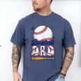 Groovy Baseball Dad Daddy Father Happy Fathers Day Men Guys Men's Comfort Colors T-Shirt Blue Jean Groovy Baseball Dad Daddy Father Happy Fathers Day Men Guys Men's Comfort Colors T-Shirt Blue Jean