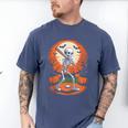 Halloween Skeleton Baseball Player Costume Men Boys Kids Men's Comfort Colors T-Shirt Blue Jean Halloween Skeleton Baseball Player Costume Men Boys Kids Men's Comfort Colors T-Shirt Blue Jean